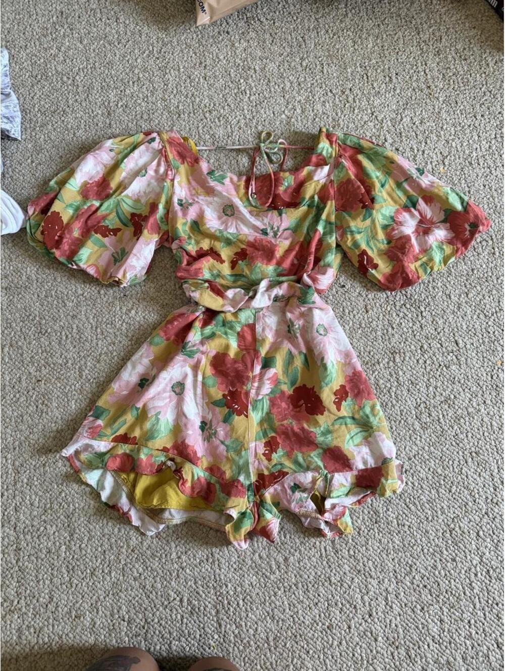 Aiyana floral playsuit